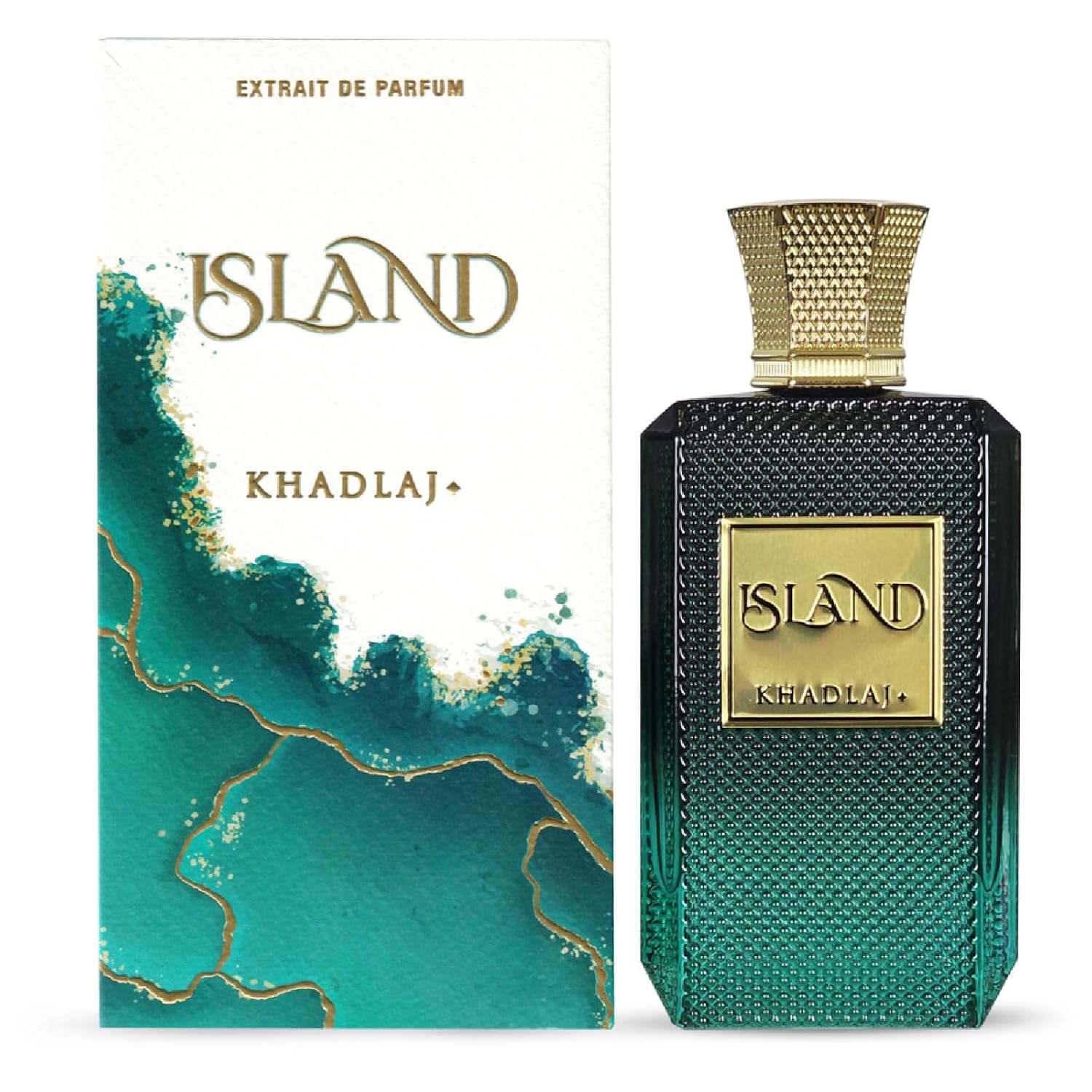 Detalle de Khadlaj KL10025 Island Extrait de Parfum Spray, Unisex Fruity-Oriental Scent