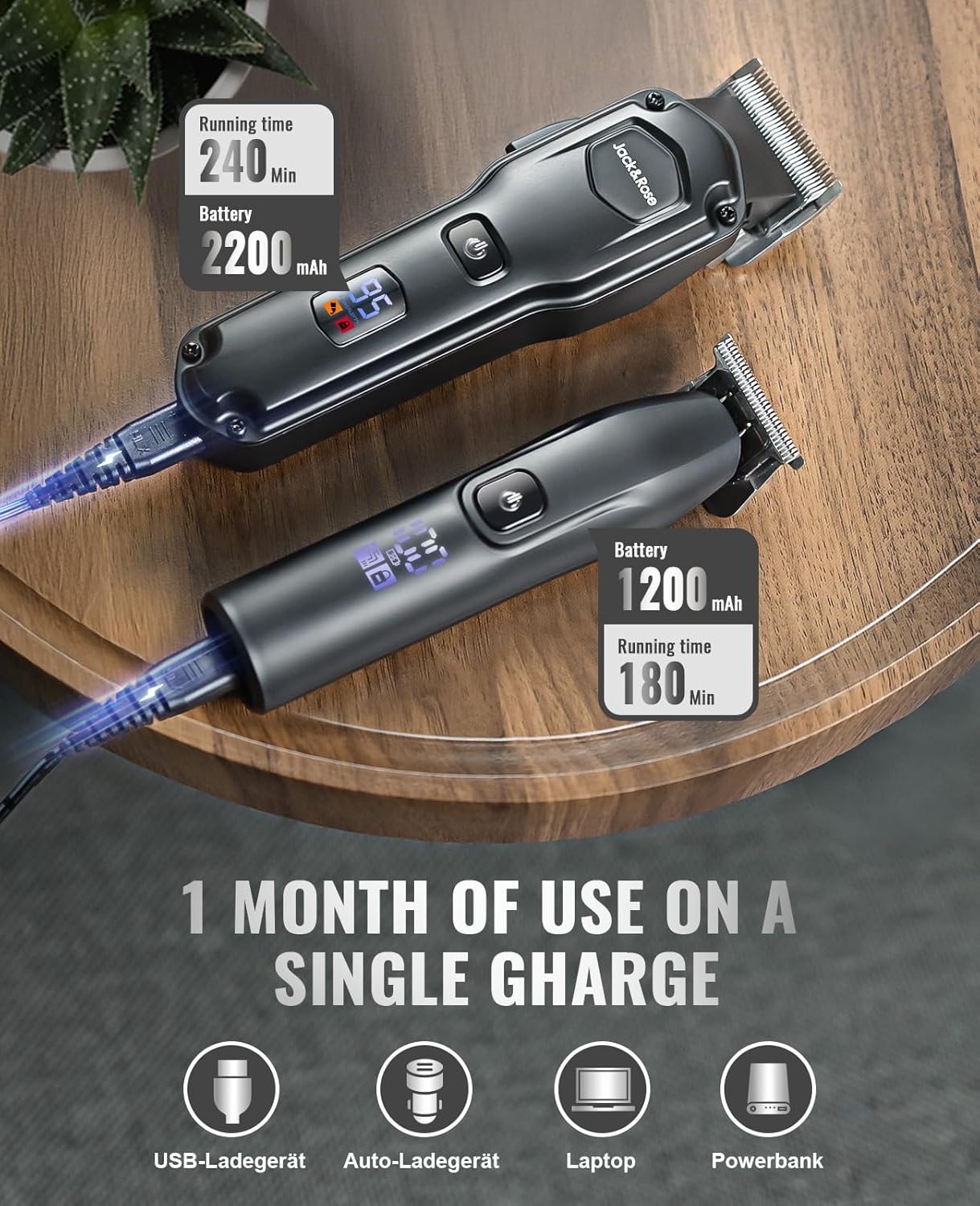 Thumbnail 5 de Jack & Rose Cordless Hair Clipper Set