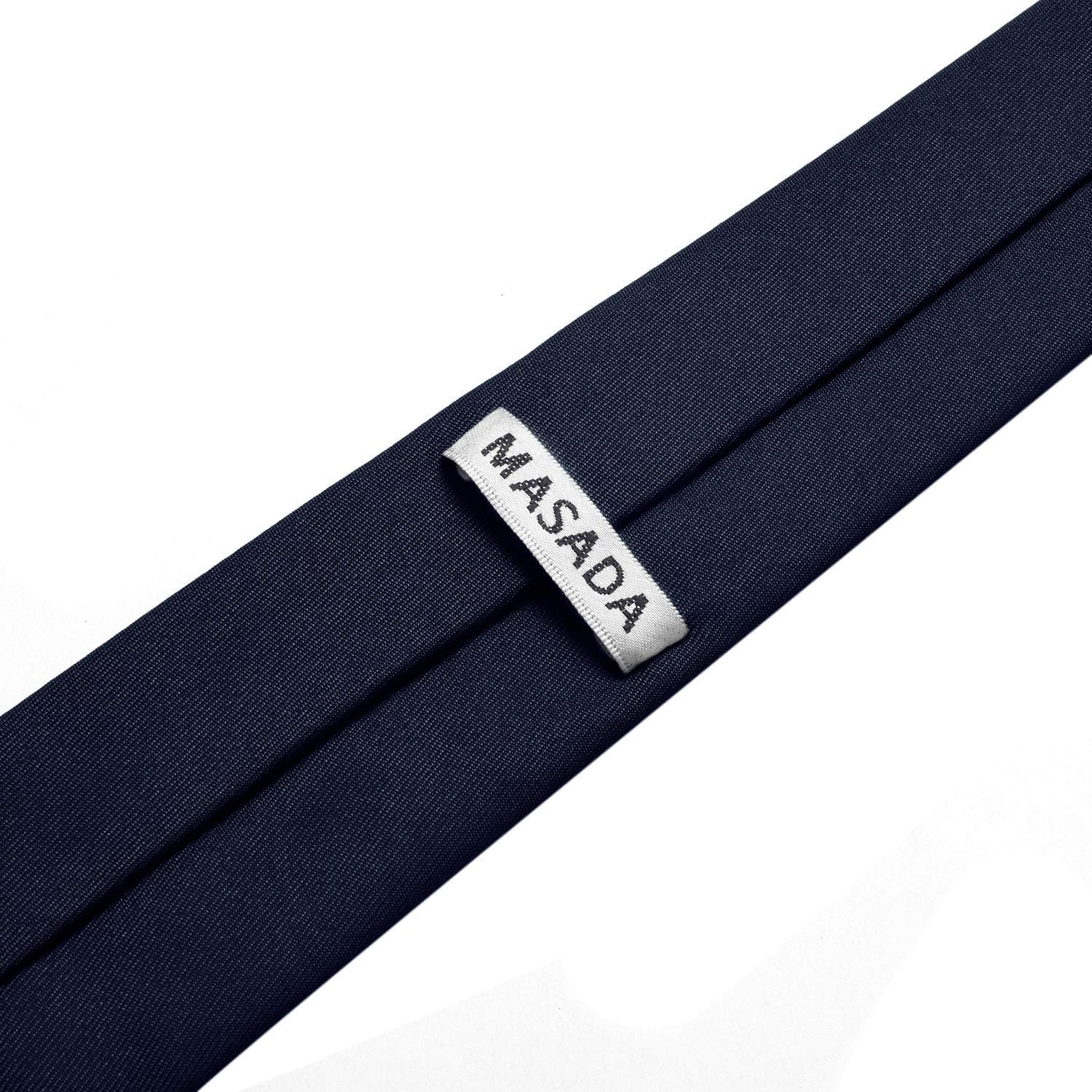 Thumbnail 3 de MASADA Cravatta Uomo 6 cm elegante in poliestere