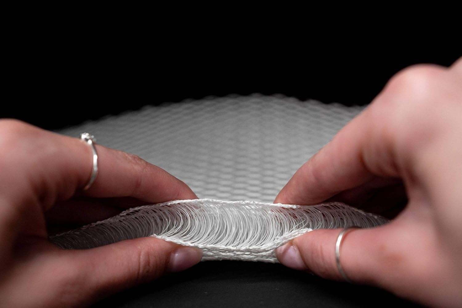Detalle de matnext Airflow 20mm matrasonderlegger van 3D-mesh, 150 x 210 cm