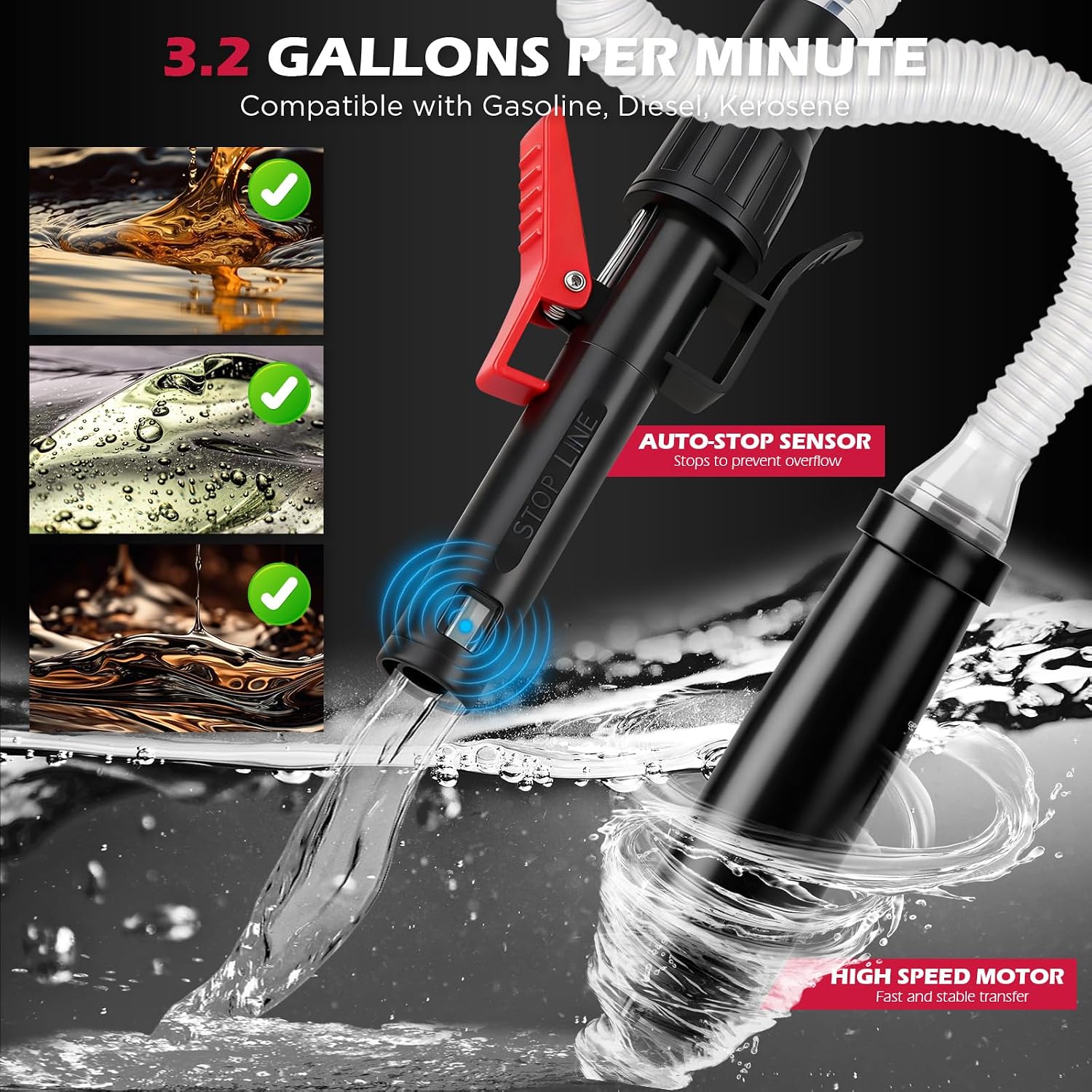 Thumbnail 2 de Automatic Fuel Transfer Pump with 48-Inch Hose