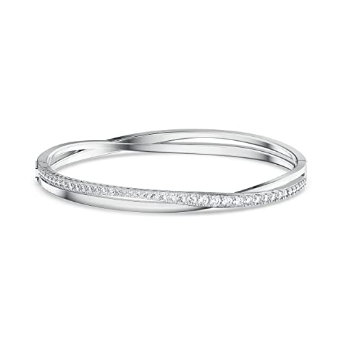 Detalle de Swarovski Bracciale Rigido Twist Bianco placcato rodio