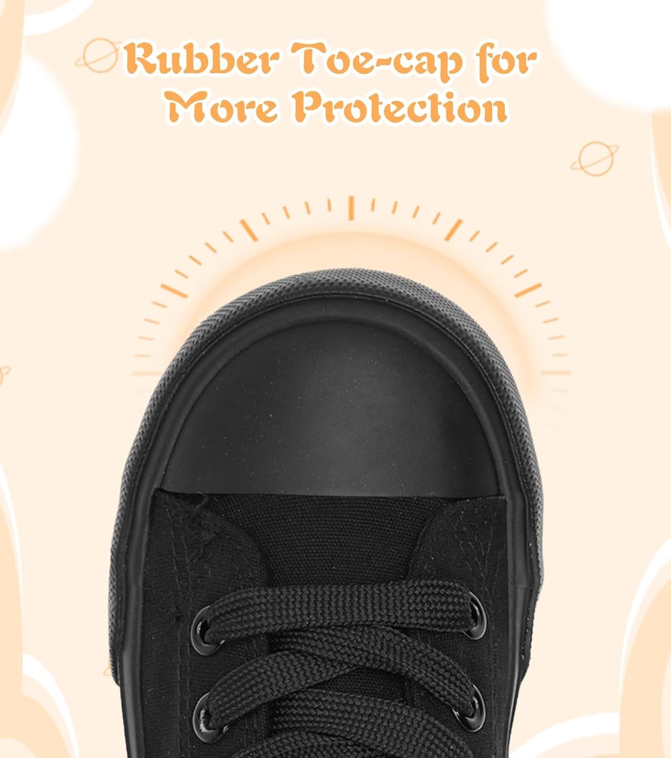 Detalle 2 de Cofopo Toddler Canvas Slip-On Sneakers with Cushioned Insoles