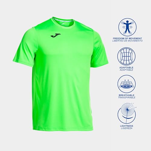 Thumbnail 1 de Joma Combi Camiseta Deportiva Hombre Transpirable 🏃♂️ Verde Flúor