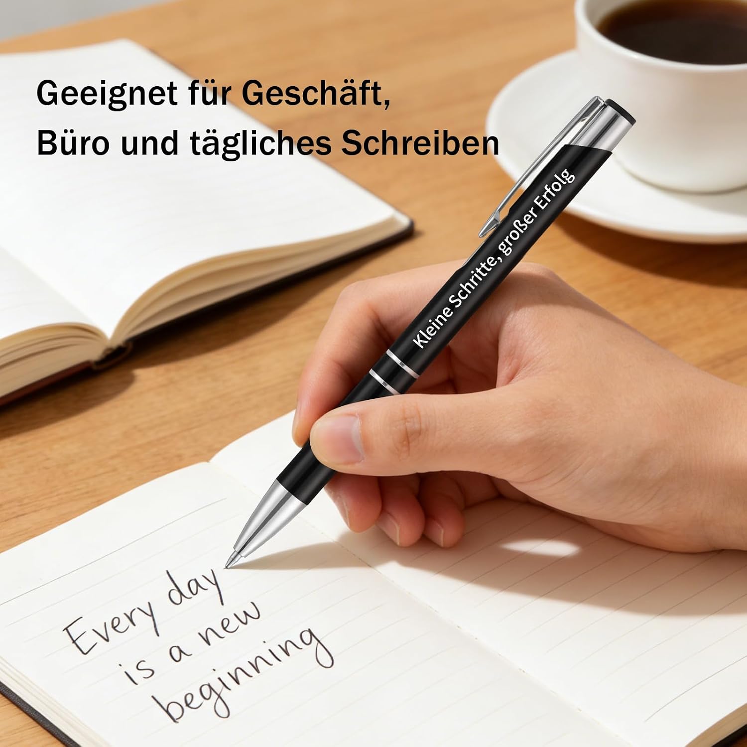 Thumbnail 6 de kander Kugelschreiber-Set (12 Stück) mit schwarzer Drucktinte und Motiv-Sprüchen