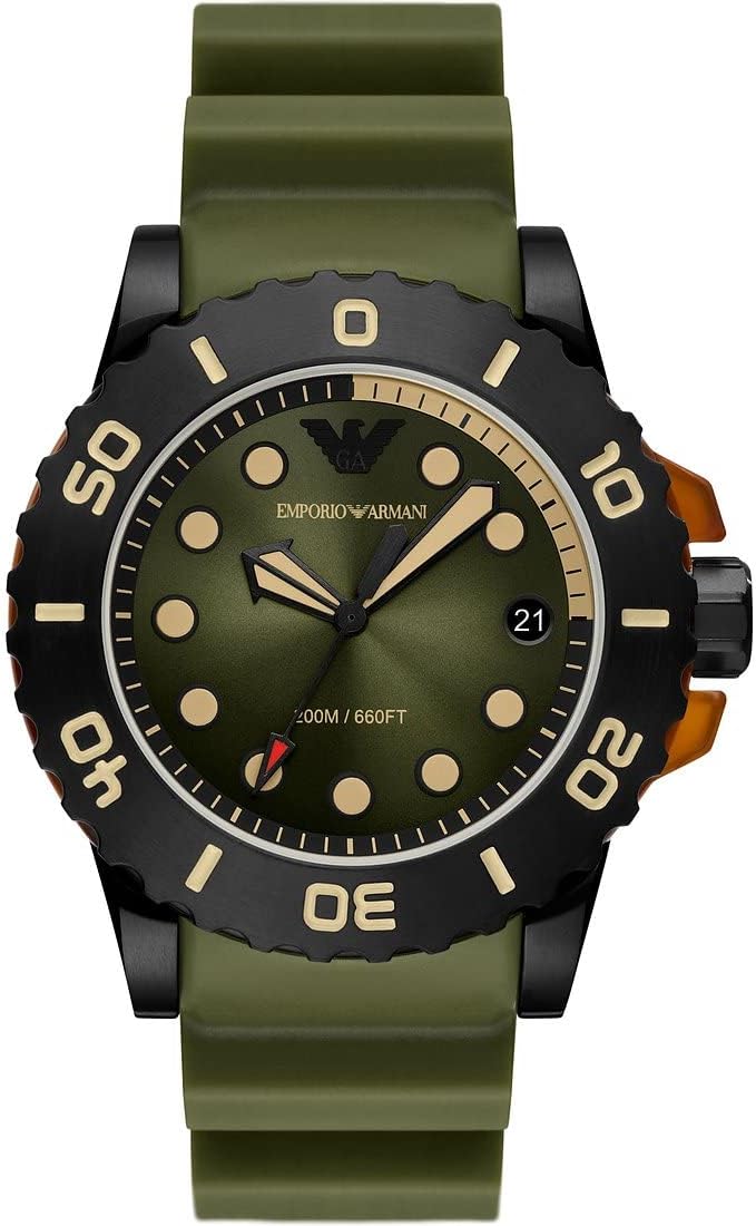 Detalle 2 de Emporio Armani Orologio Uomo movimento al quarzo, cassa 46 mm e datario