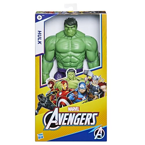 Detalle de Hasbro Marvel Avengers Titan Hero Series Blast Gear: Hulk, figura di 30 cm, Deluxe