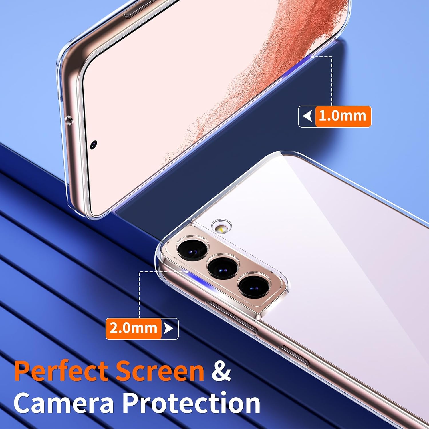 Thumbnail 5 de Oelrstfe Coque Samsung Galaxy S22 5G protection transparente