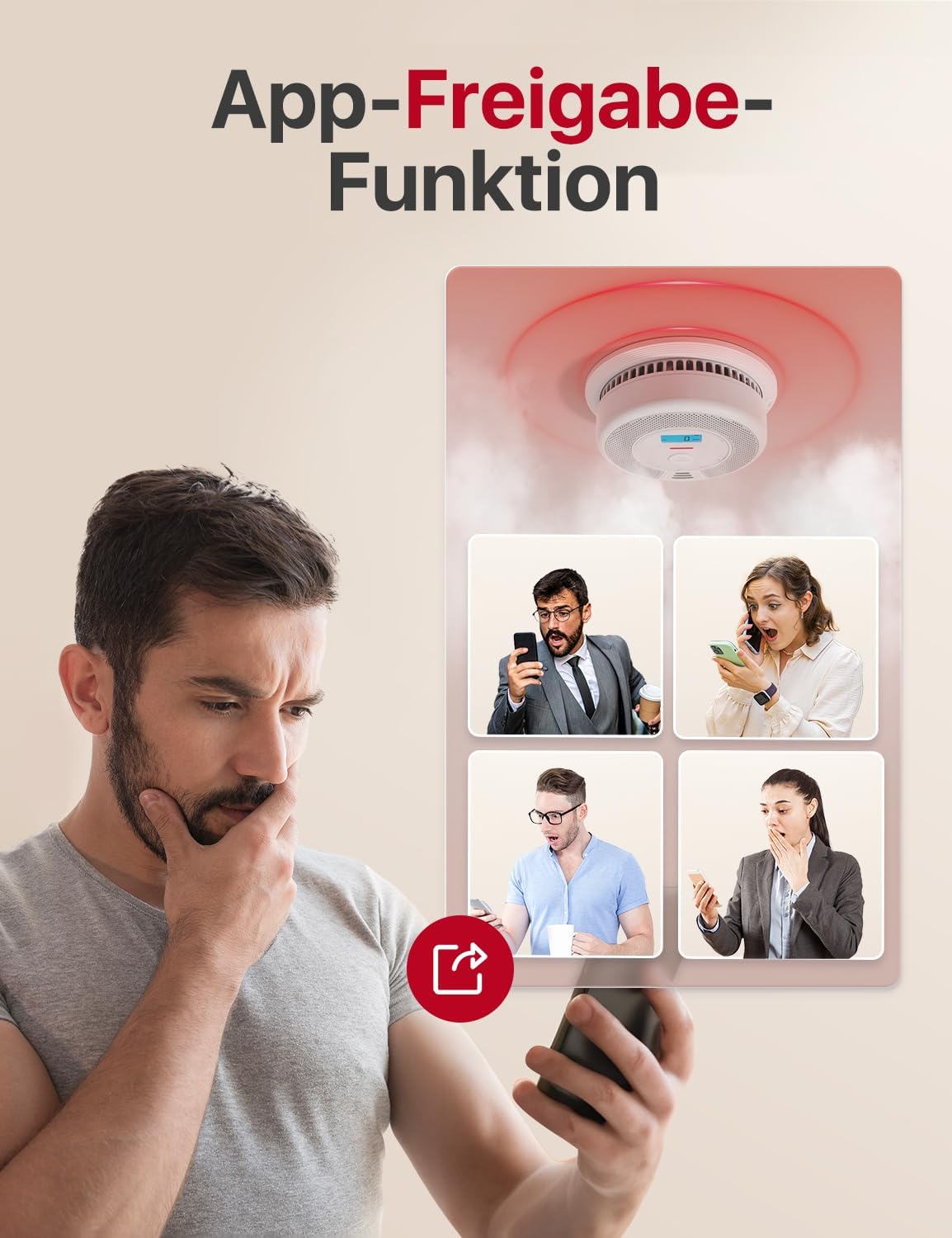 Thumbnail 2 de X-Sense SC07-WX Rauch- und CO‑Melder 2er-Set
