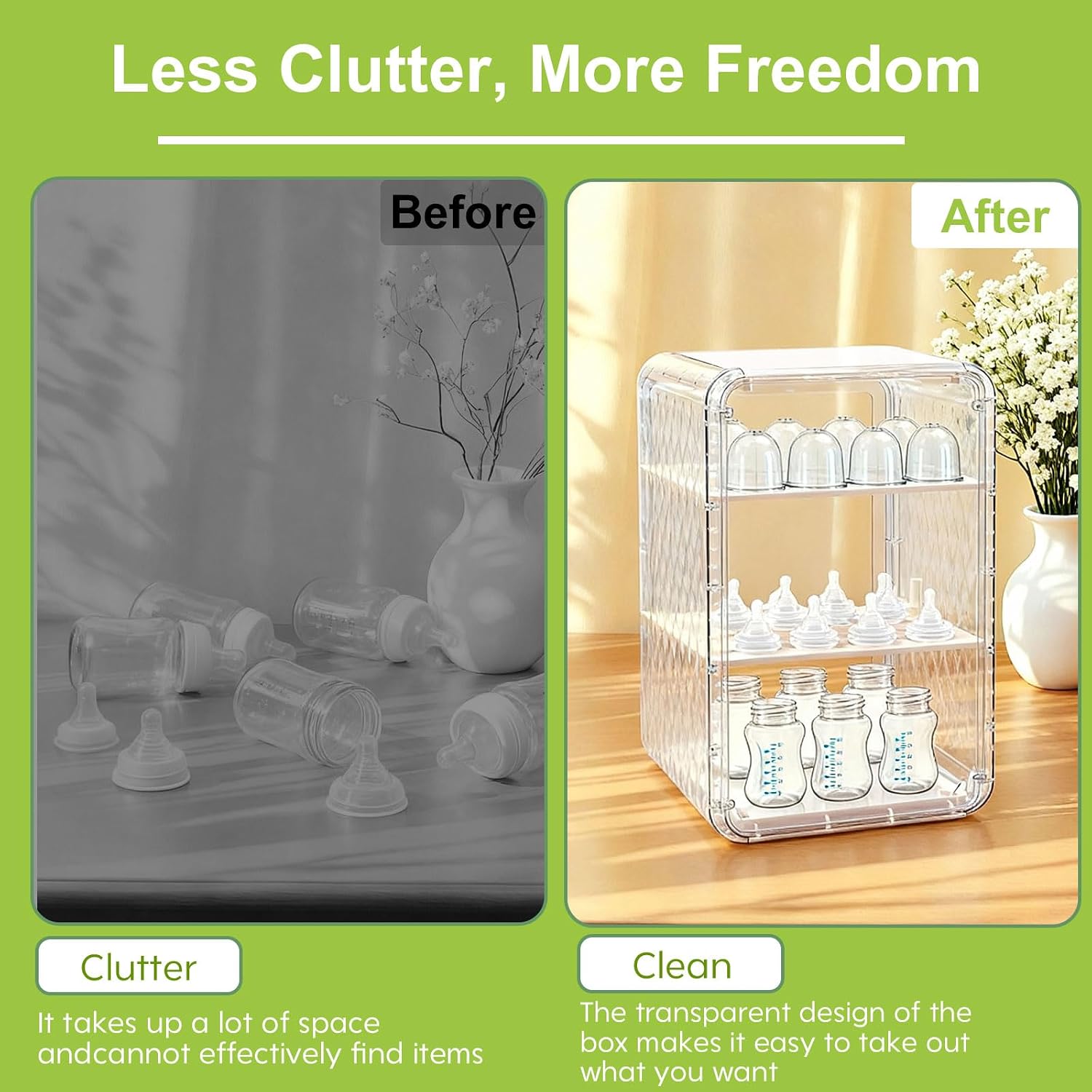 Detalle de Baby Bottle Organizer, 3/4-Tier Design