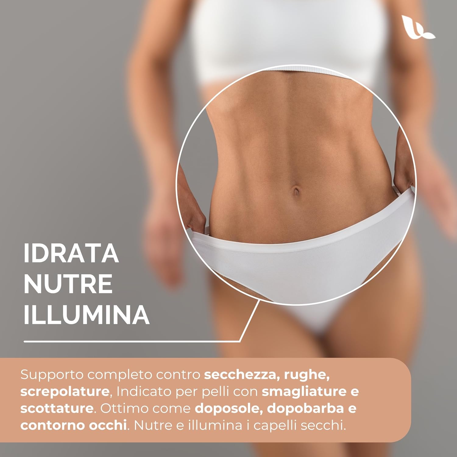 Thumbnail 2 de Leucosia Burro di Karitè Puro Liquido 100 ml – Multifunzione per Viso, Corpo e Capelli
