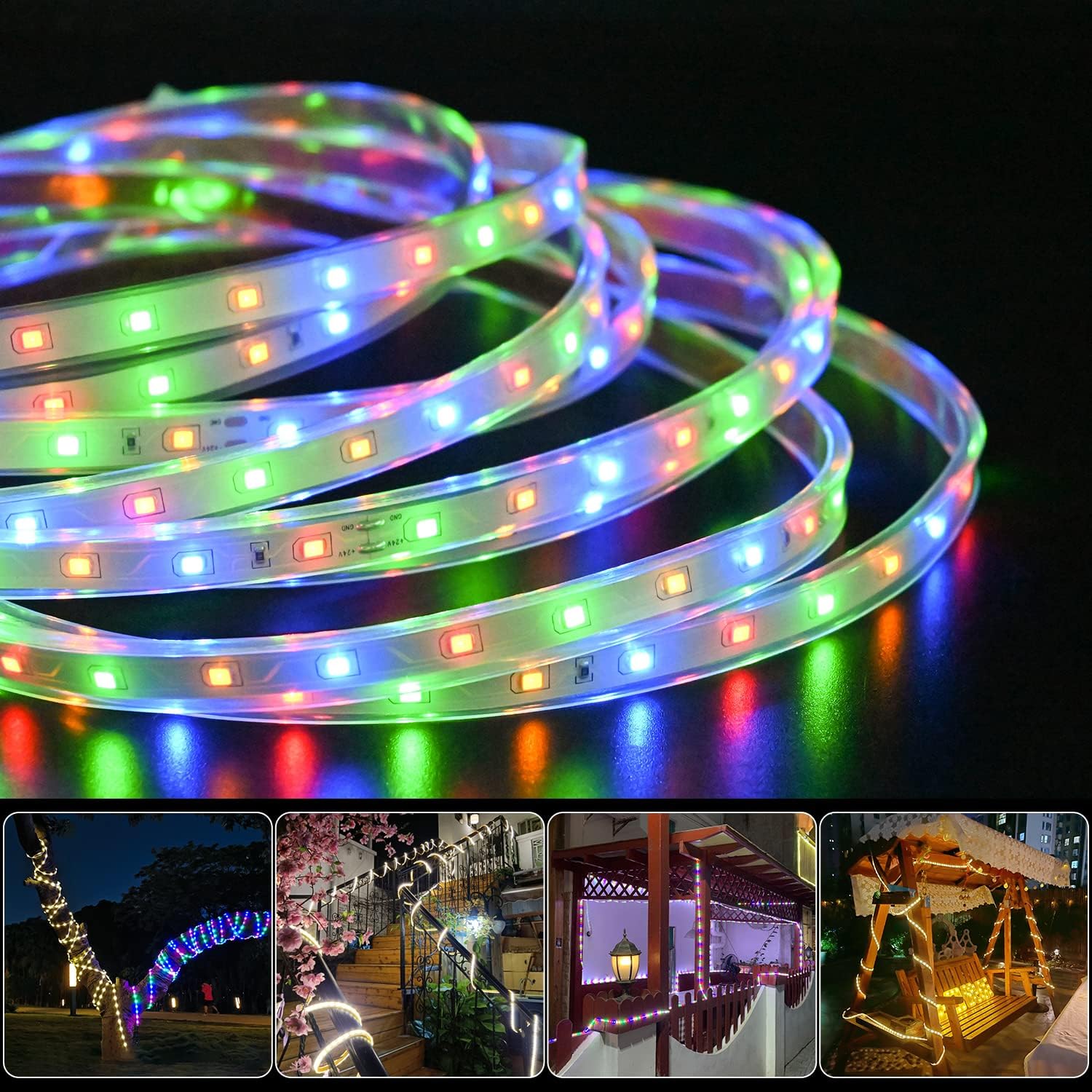 Thumbnail 4 de MIWATT Solar Strip Lights 5M, 280 LEDs