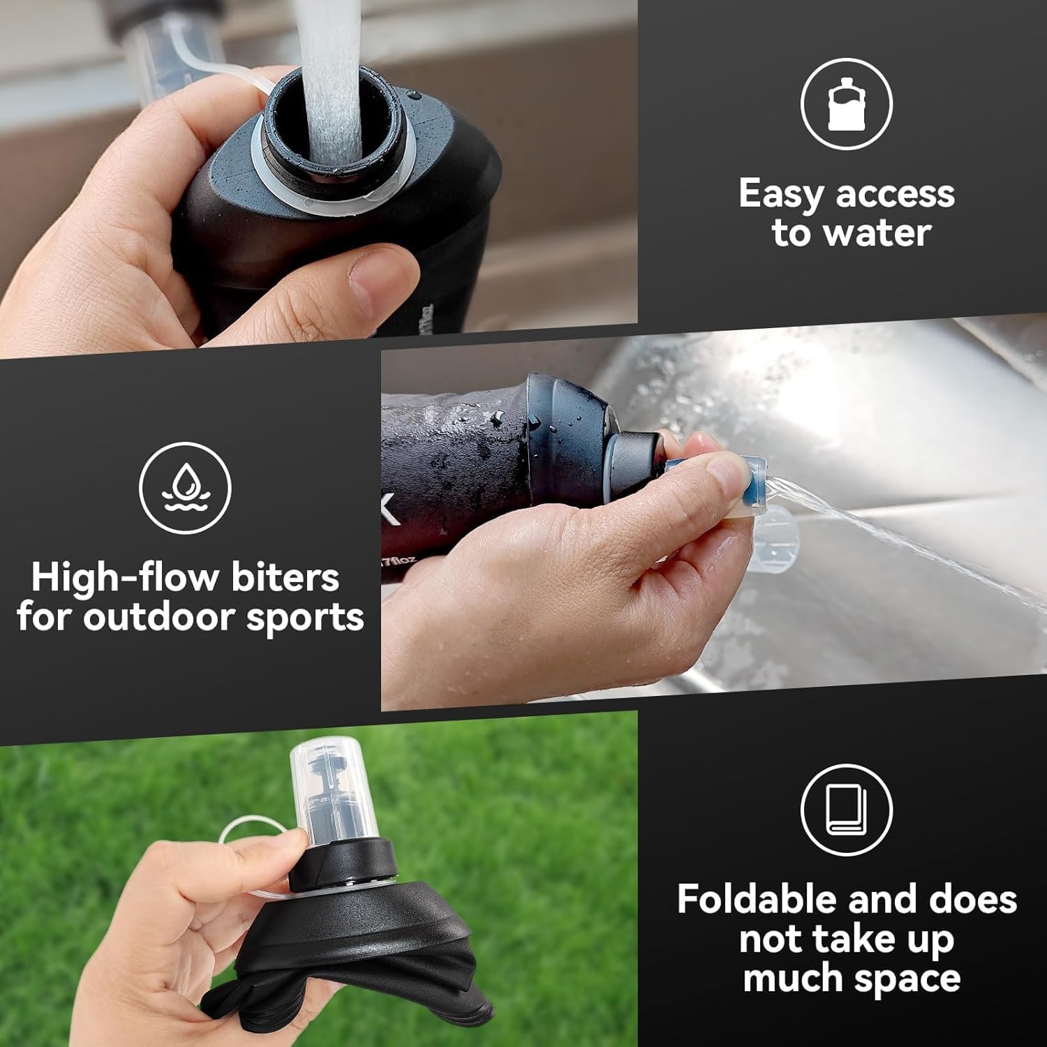 Detalle de AXEN 500ML Soft Flask for running