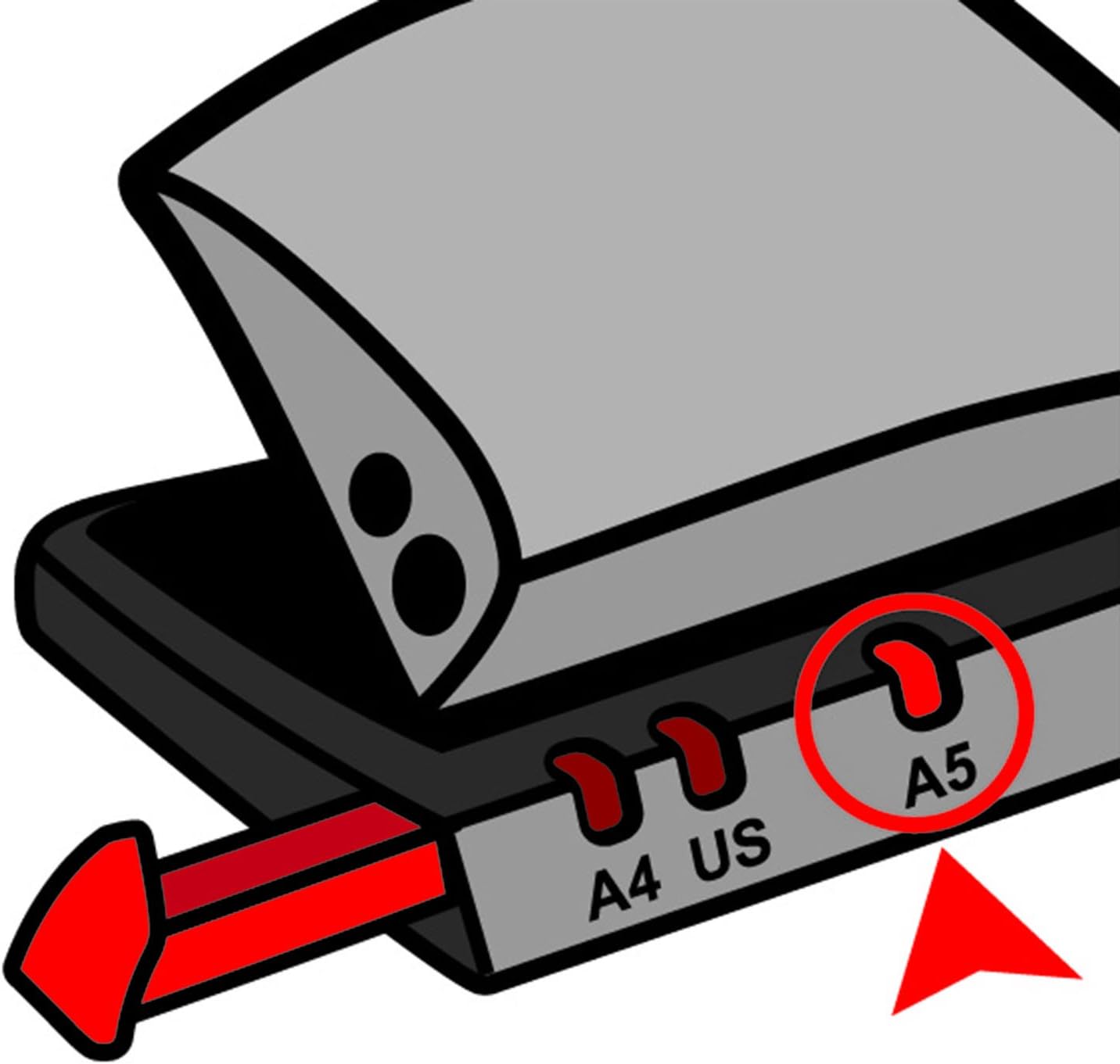 Thumbnail 4 de Maped Perforateur 2 trous Advanced métal — 25 feuilles Taupe Gris