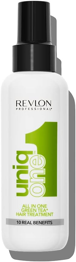 Detalle de REVLON Professional UNIQONE Hair Treatment Leave-In (Green Tea) – 150 ml