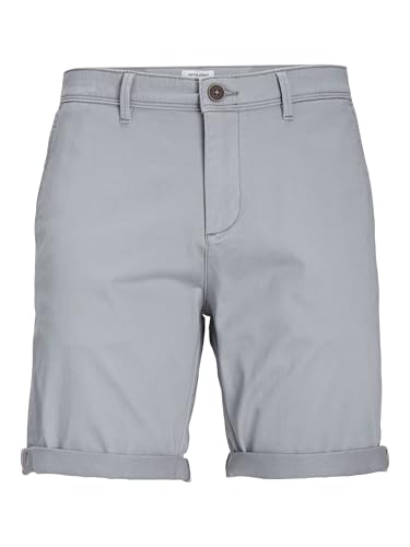 Detalle de JACK & JONES Pantaloncini Chino Uomo Grigio M – stile classico e praticità estiva