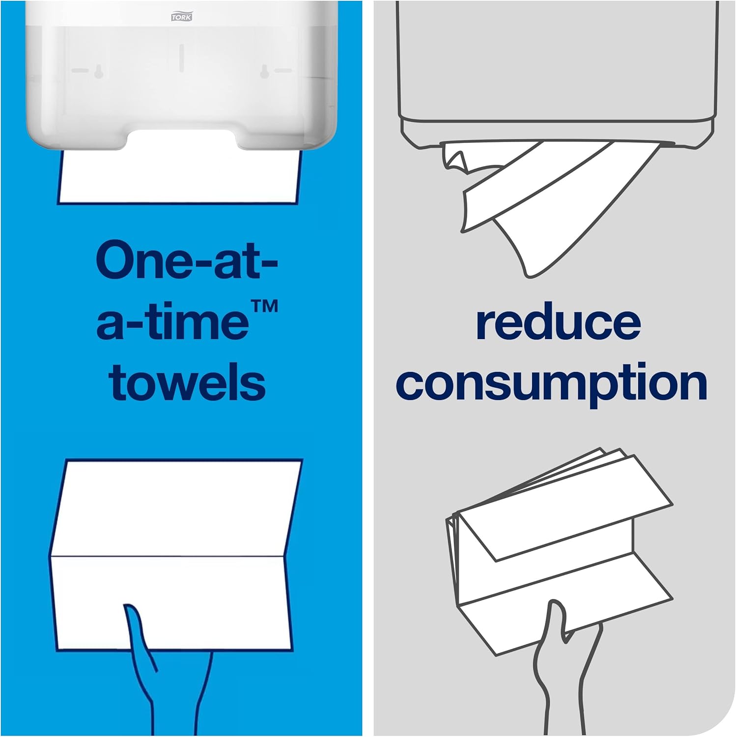 Thumbnail 4 de Tork Singlefold Hand Towels White H3