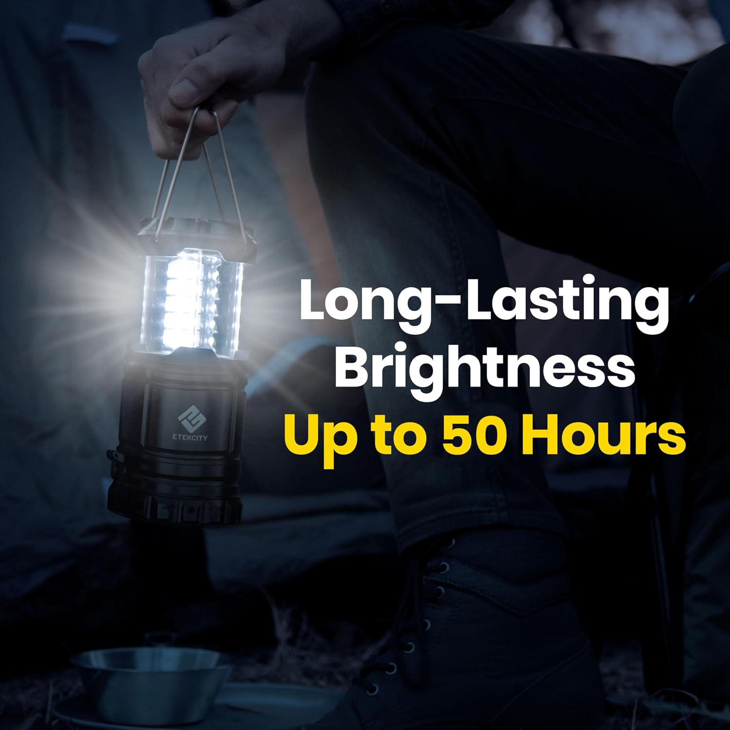 Detalle 1 de Etekcity CL10-2 Pack LED Camping Lanterns, 154 Lumens, Collapsible, 2-Pack