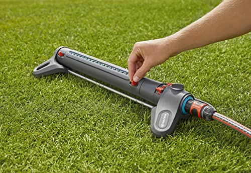 Detalle de Gardena Viereckregner AquaZoom L – Regner für Flächen 28–350 m²