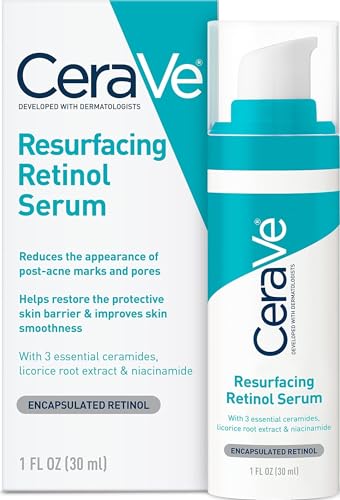 Detalle de CeraVe Resurfacing Retinol Face Serum with Niacinamide, Pore Minimizer, 1oz