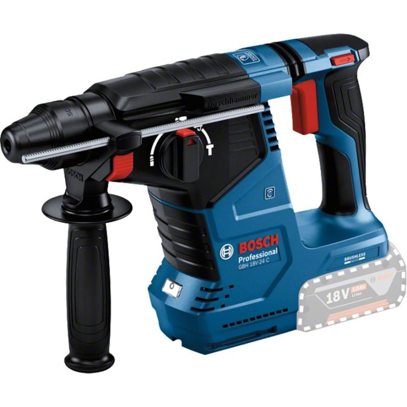 Detalle de Bosch GBH 18V-24 C Professional: martillo perforador sin cable para profesionales