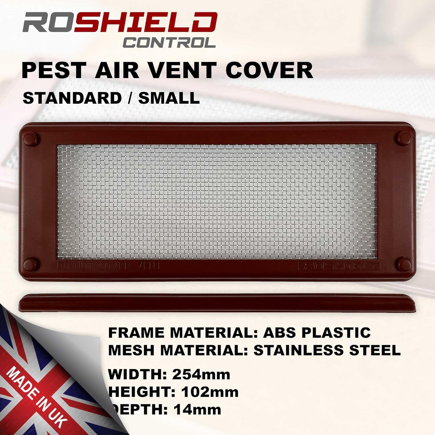 Thumbnail 1 de Roshield Pest Proofing Air Brick Mesh Vent Cover x 4