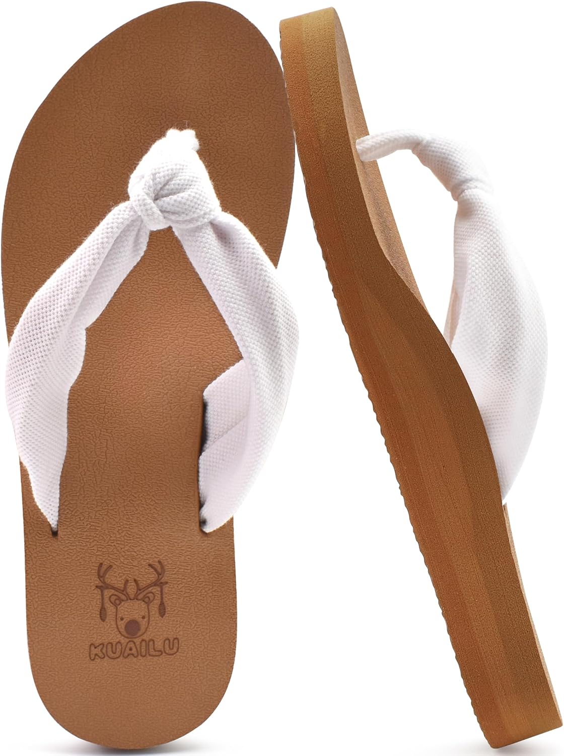 Detalle de KuaiLu Houndstooth Women's Sandals with Arch Support 👡