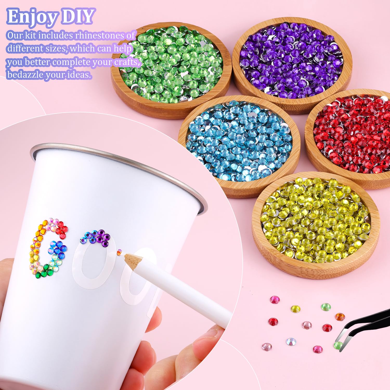 Thumbnail 2 de Resin Rhinestones 5mm