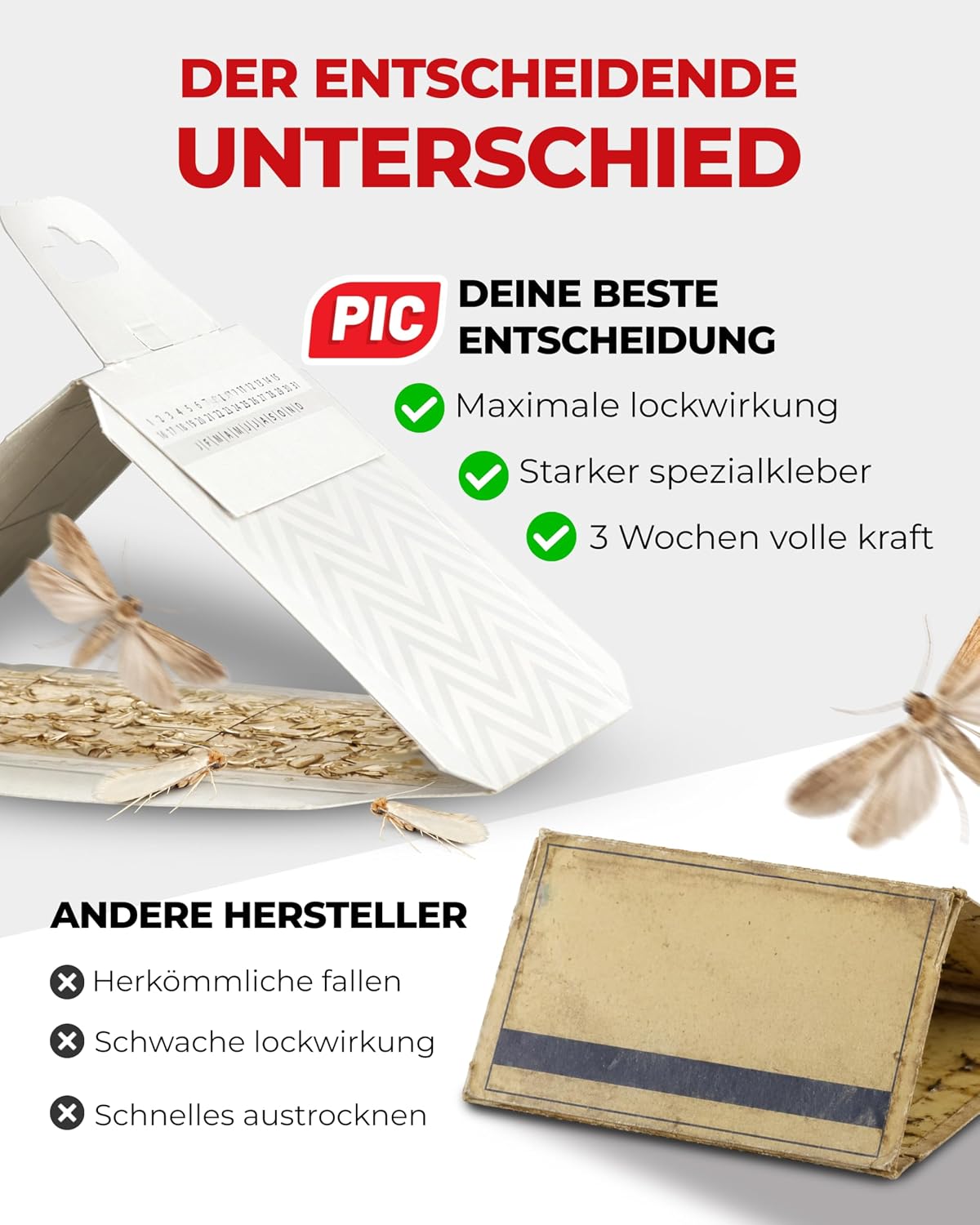 Thumbnail 5 de PIC Kleidermottenfalle Mottenschutz Kleiderschrank