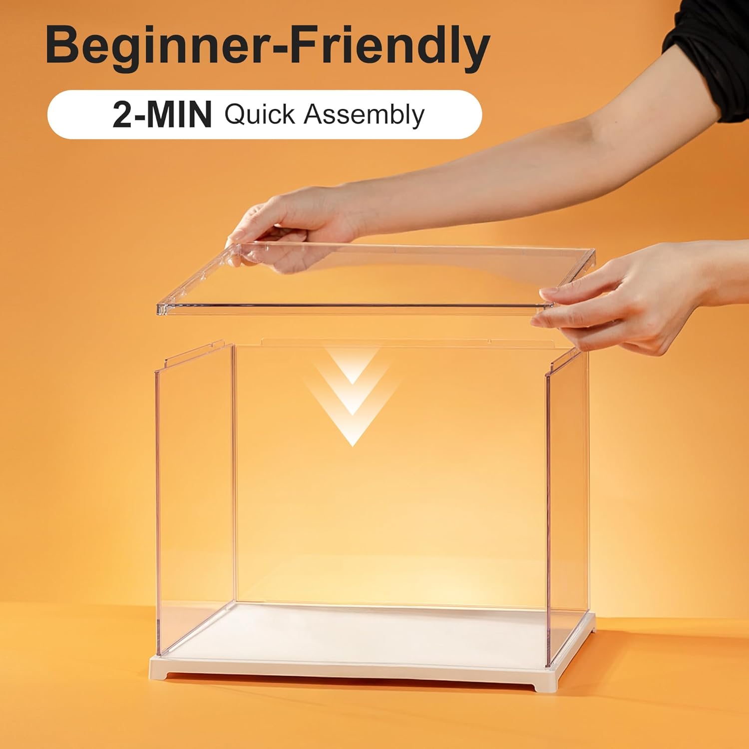 Thumbnail 3 de Rolife Acrylic Display Case DF04L dustproof display box with front door and cable port