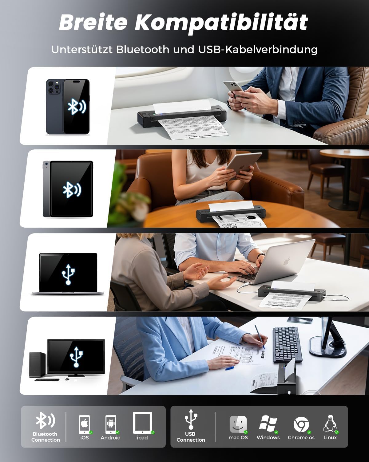 Thumbnail 6 de TATTMUSE Thermodrucker A4 1500 mAh 🖨️