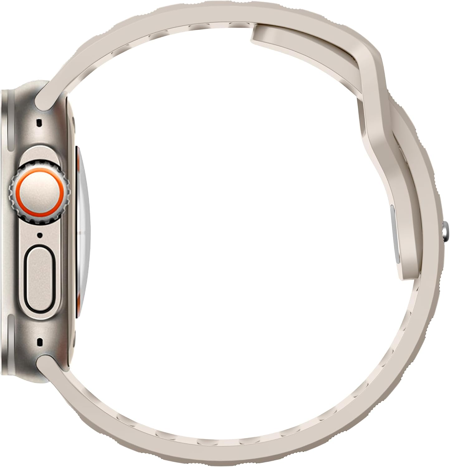 Detalle de ELETTRONEO UC1 Silicone Apple Watch Band for 38–49mm Series and SE models