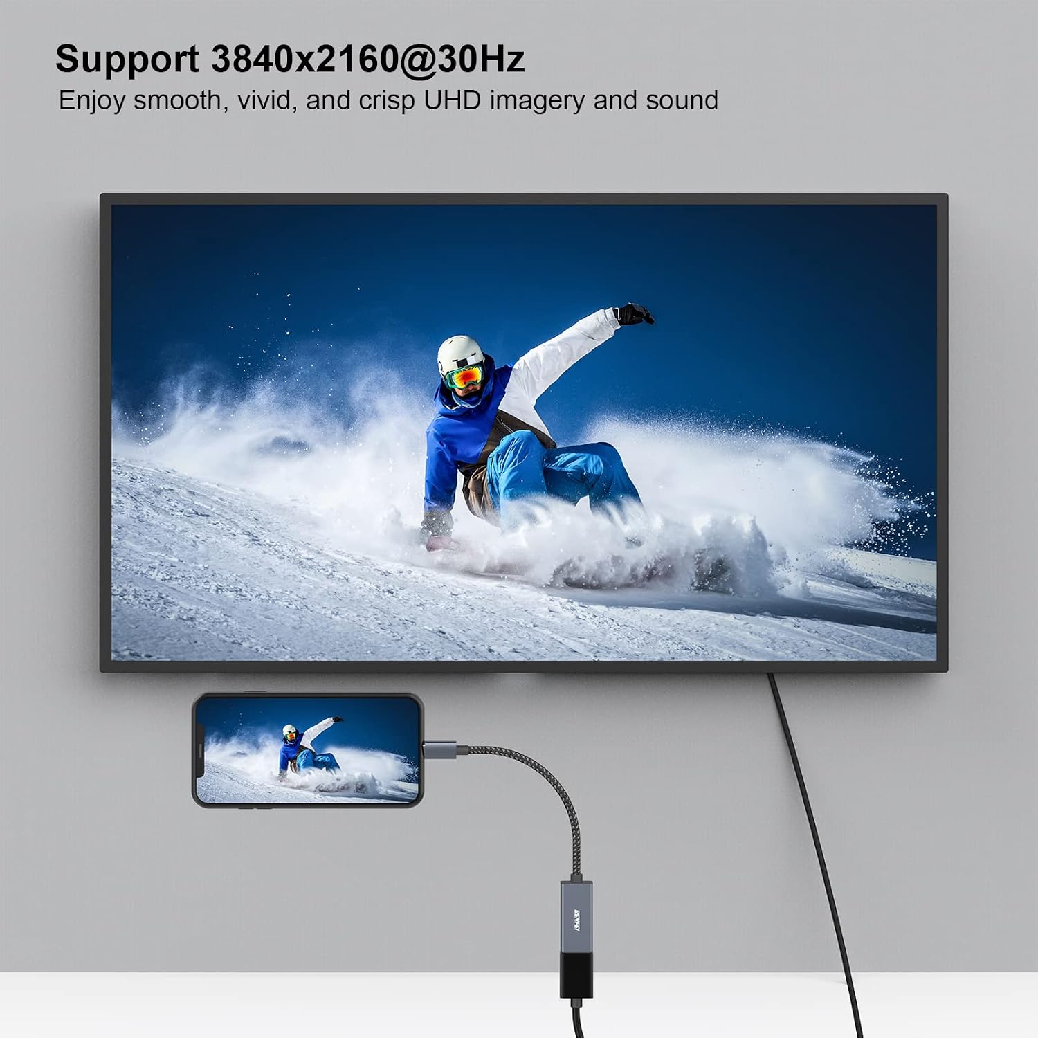 Thumbnail 4 de BENFEI Adattatore USB‑C a HDMI 2 pz