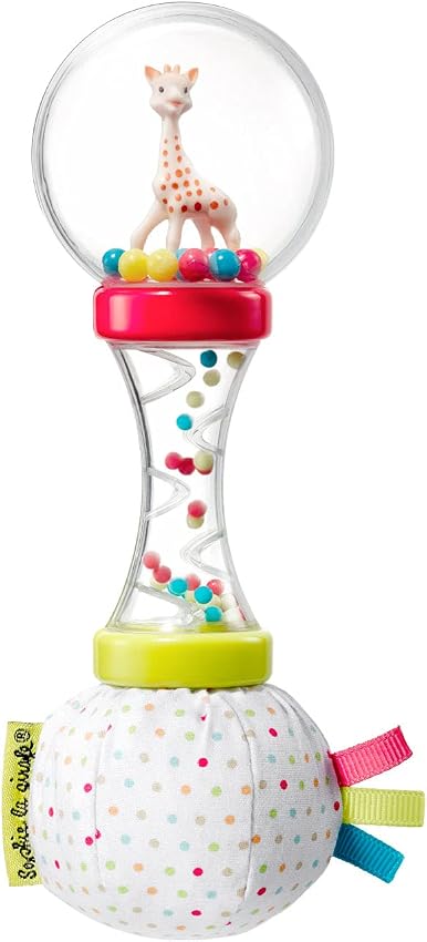 Detalle de Sophie La Girafe 010168 - Sonajero maracas multitextura 🦒