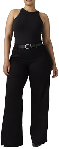 Thumbnail 8 de Levi's 318 Shaping Wide Leg Soft Black – bequeme Figuresform mit Controlled Silhouette
