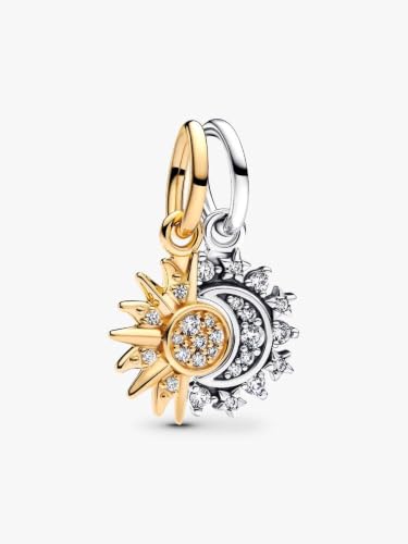 Thumbnail 6 de Pandora Anhänger 763585C01 – Sterling Silber mit 14k Goldplattierung, Cubic Zirconia klar