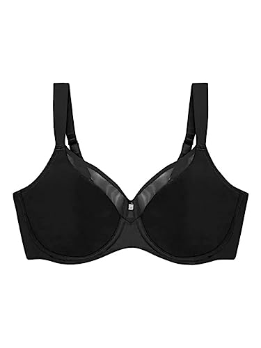 Detalle 2 de Triumph Damen True Shape Sensation W01 1 Black 80 – Minimizer-BH mit LYCRA und Komfort-Bügel
