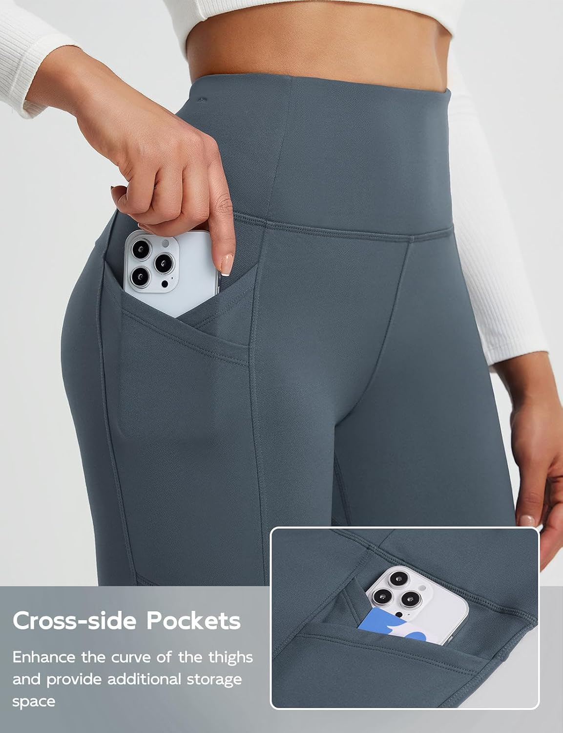 Thumbnail 3 de baleaf Thermal Fleece Leggings High Waisted