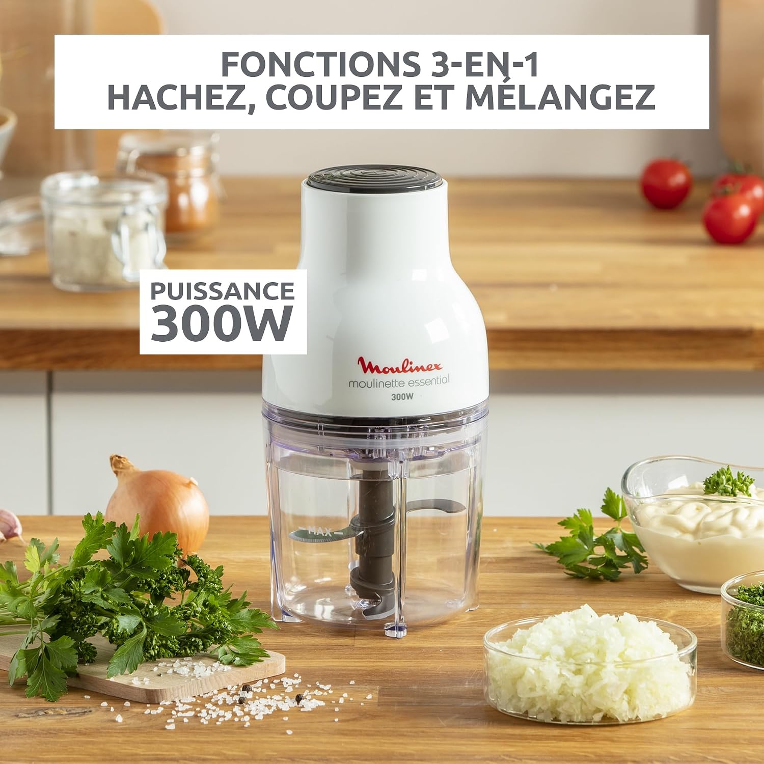 Detalle 2 de Moulinex Moulinette Essential DJ520110 hachoir 400 ml ⚙