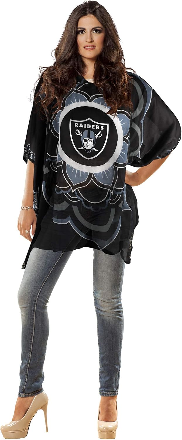 Detalle 2 de Little Earth Productions Littlearth NFL Caftan Flower Design (Officially Licensed Teams) — Free Size