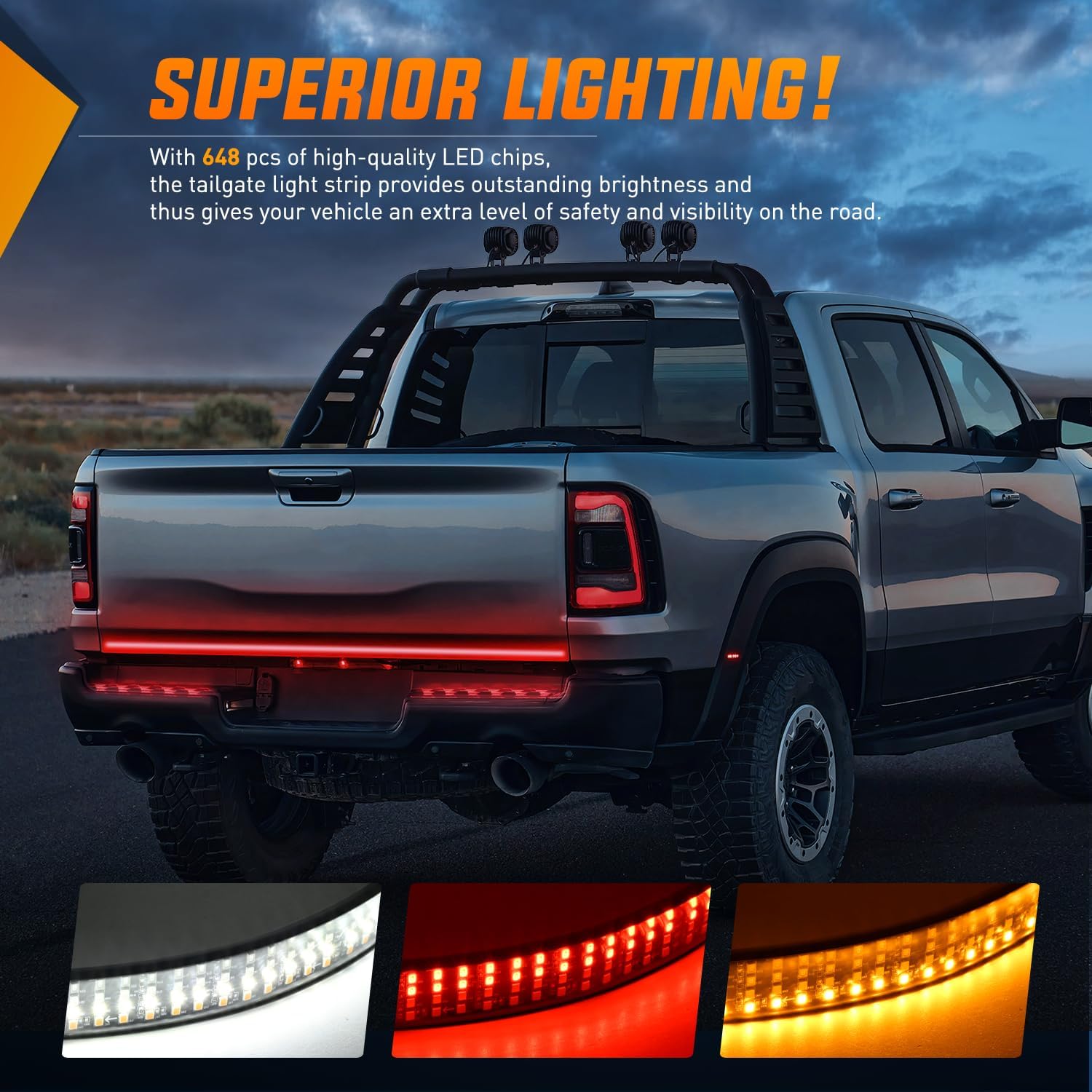 Thumbnail 5 de Nilight 60" Tailgate Light Strip 🚚