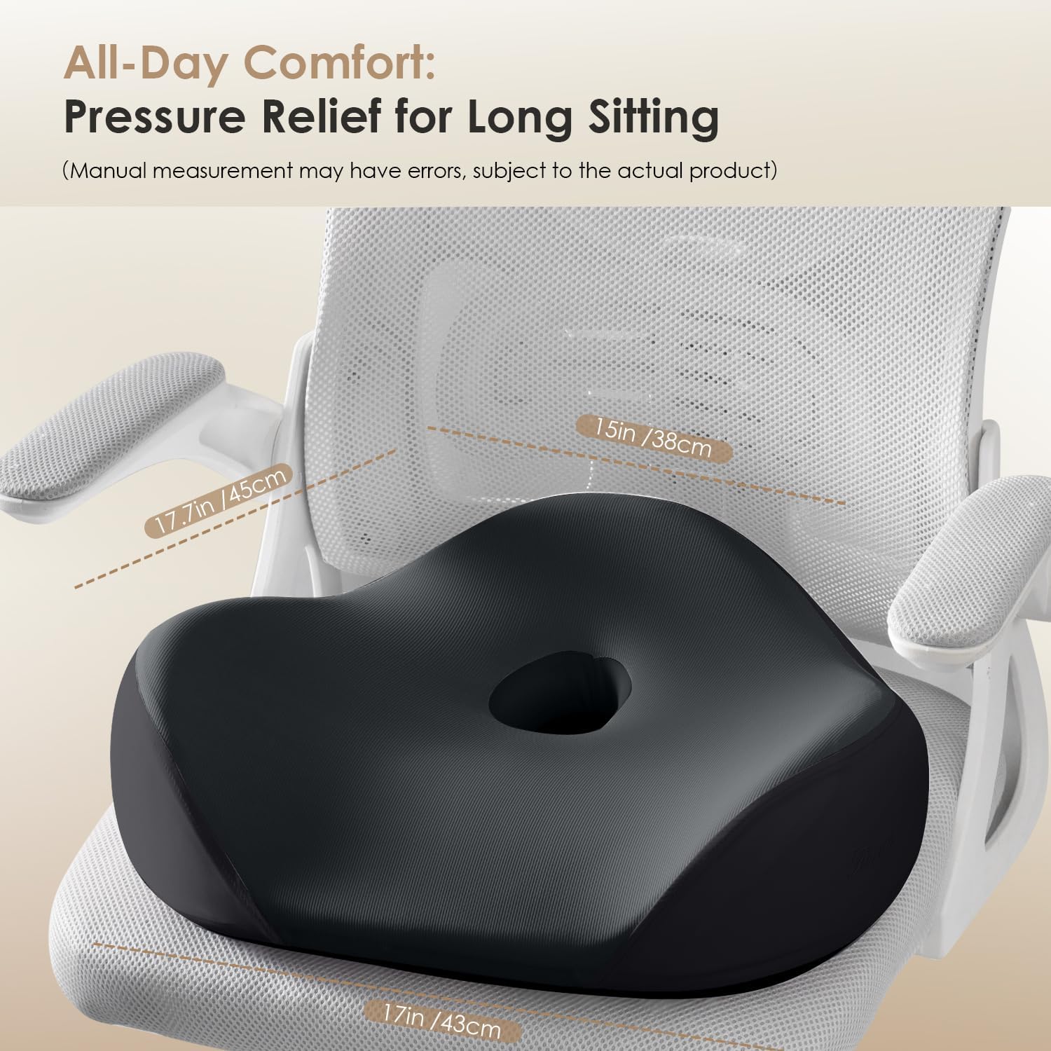 Detalle de FLORICH Car Seat Cushion, Memory Foam