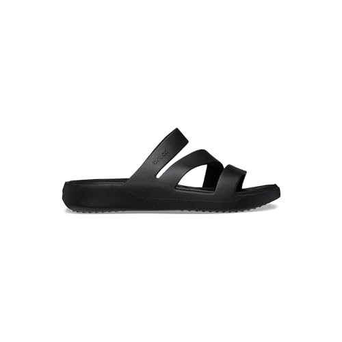 Detalle de Crocs Getaway Strappy para Mujer, Sandalias negras 37/38 EU