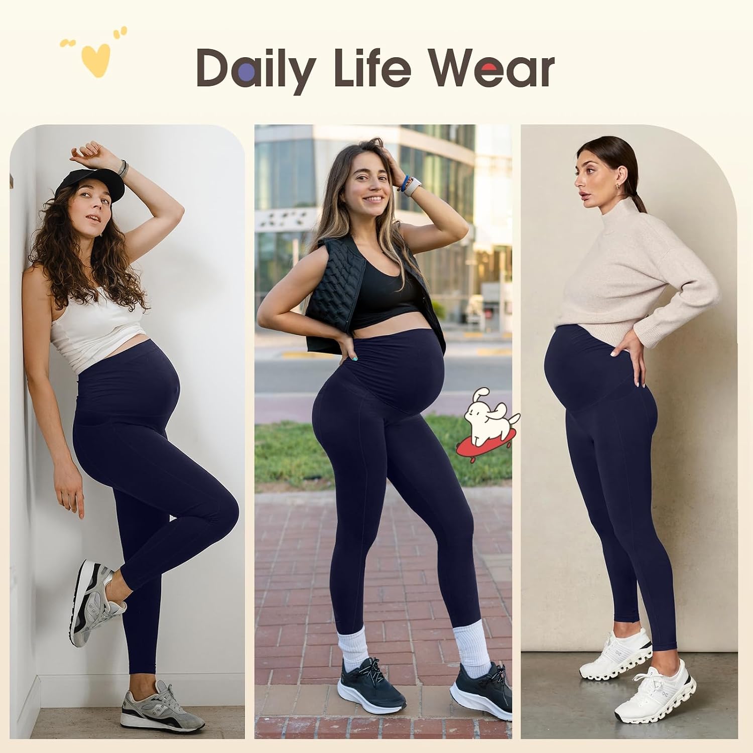 Thumbnail 4 de Leggings premaman Ymmott con pile