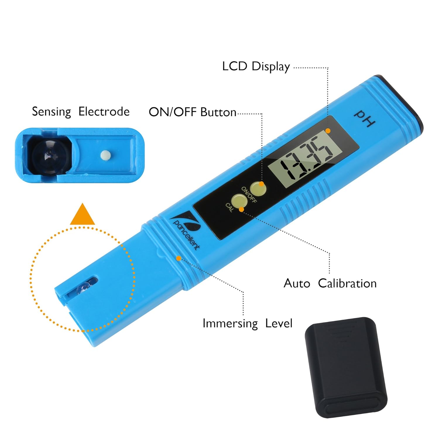 Thumbnail 2 de Misuratore 4 in 1 PH TDS EC Temperatura Blu