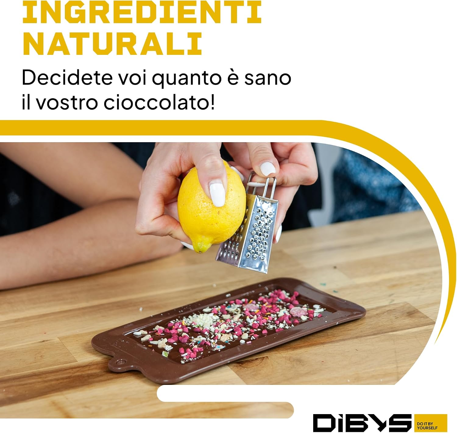 Detalle de DIBYS Kit Fai da Te per Cioccolato 12 ingredienti 🍫