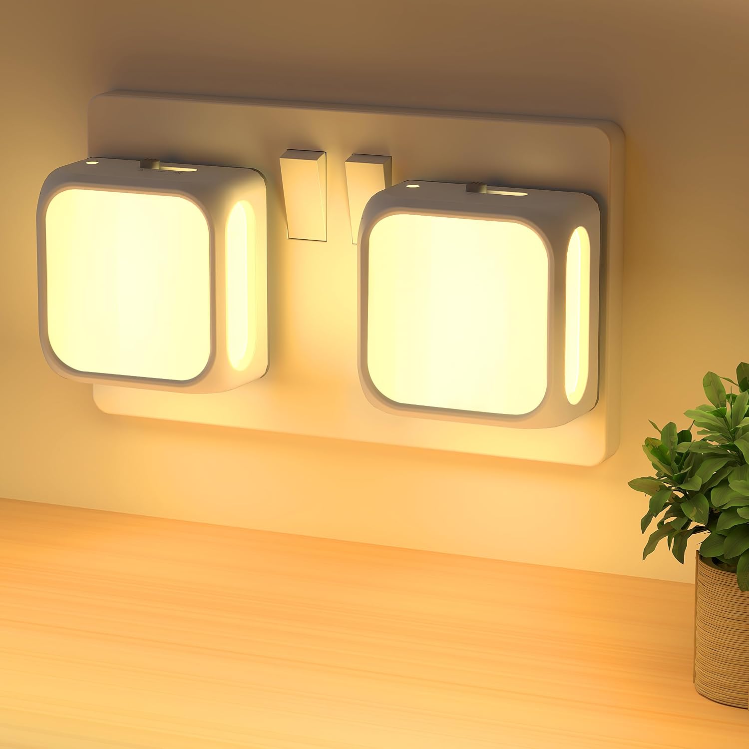 Detalle de PURSNIC Night Light Plug‑in Wall 3000K LED 🌙