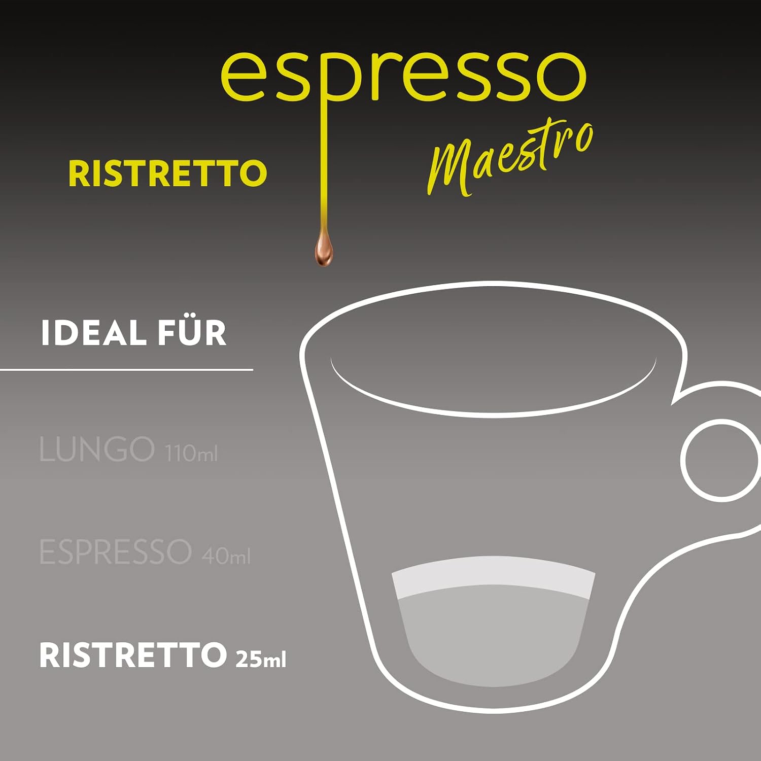 Detalle de Lavazza Espresso Maestro Ristretto – intensives Aromaerlebnis in Nespresso-kompatibler Kapselvariante