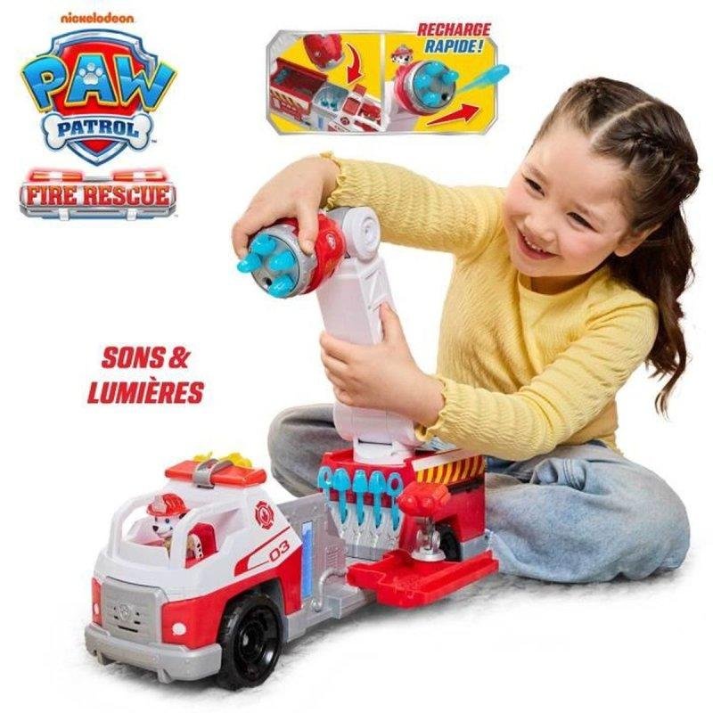 Detalle de Camión de bomberos Spin Master PAW Patrol Fire Rescue con luces y sonidos