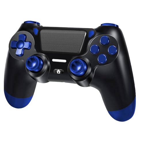 Detalle de Mando Inalámbrico BJXOZ para PS4/PC: precisión, vibración y panel táctil con audio de 3,5 mm